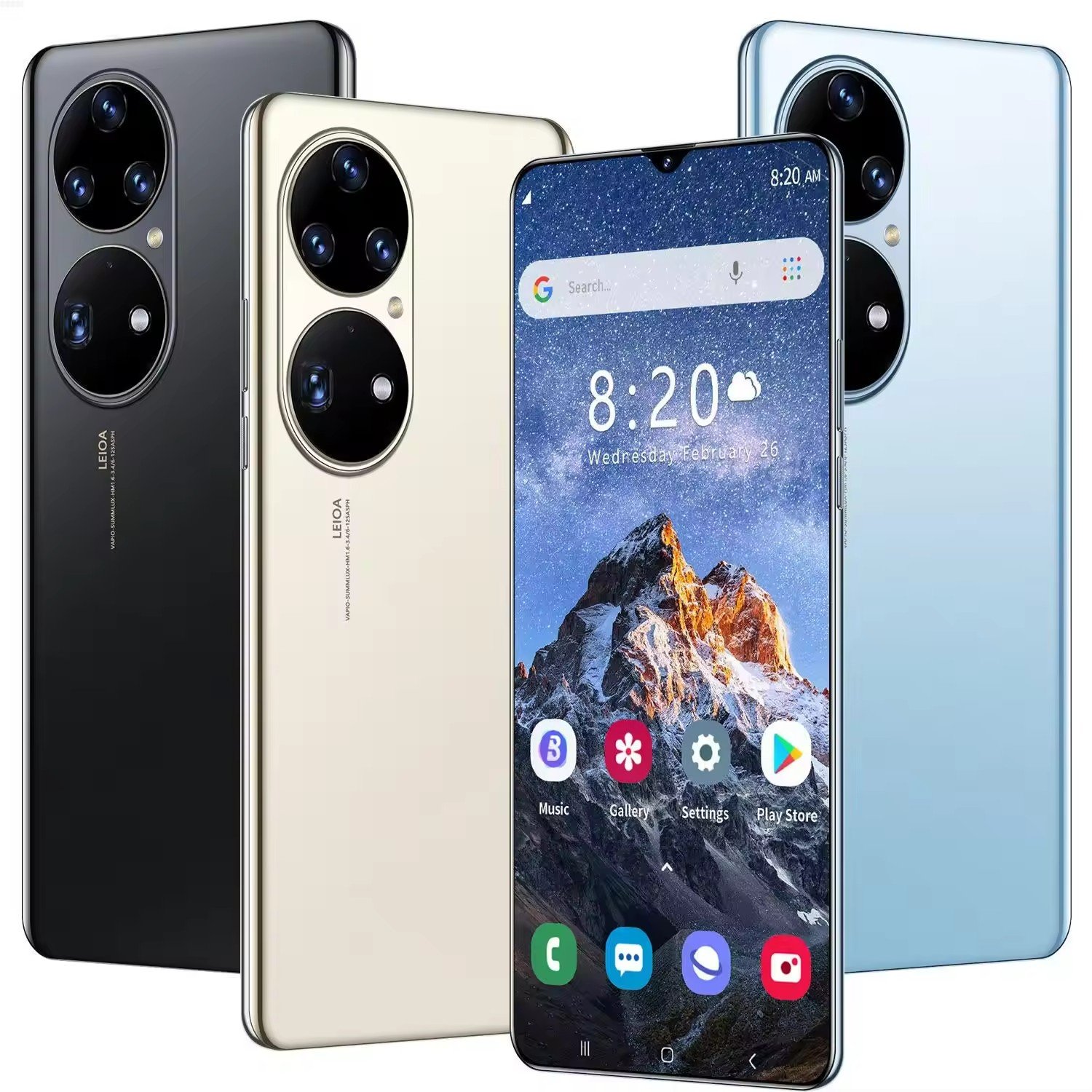 OEM 7.1 Inch Huwei P50 Pro Smartphone 4G 5G Unlock Android Mobile 16GB 1TB Storage Global Version Huwai Cellphone